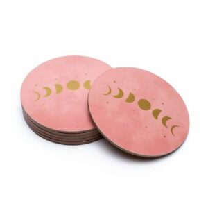 Ensemble de 6 sous-verres – Phases de lune