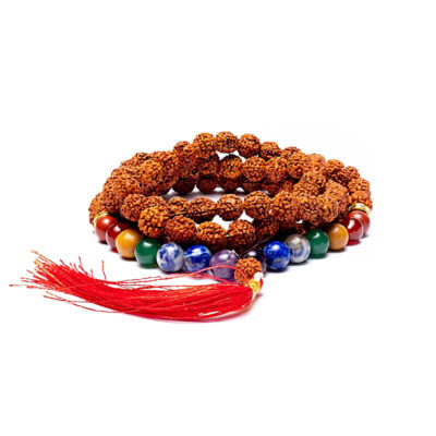 Mala chakra Rudraksha 108 perles