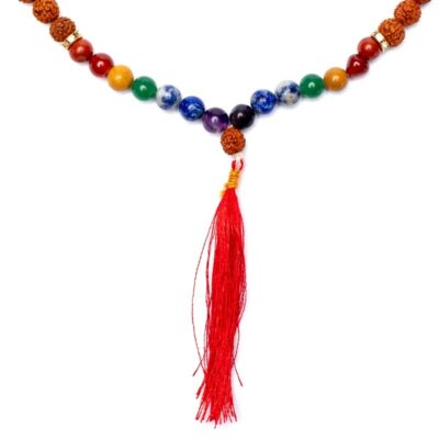 Mala chakra Rudraksha 108 perles