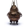 Brûle encens à pendre en laiton style antique – Image 2