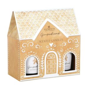 Coffret de bougies pain d’épices