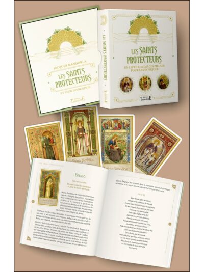 Les Saints protecteurs – Un livre & 56 images pieuses
