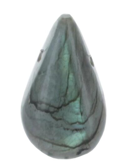 Pendentif Goutte Pierre Percée - Labradorite