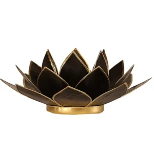 Lotus en or noir