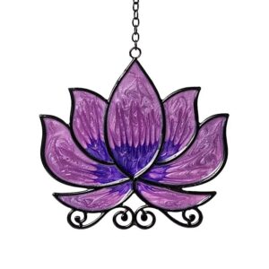 Suspension de fenêtre lotus violet