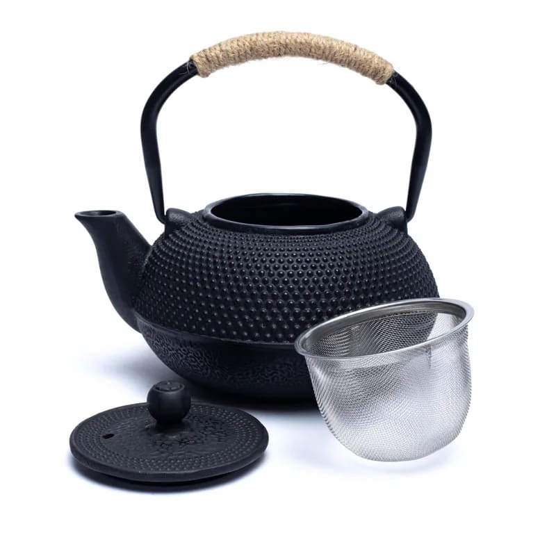 Théière Tetsukyusu émaillée noir – Image 2