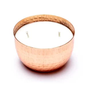 Bougie parfumée à la menthe de sauge kapha avec 2 mèches