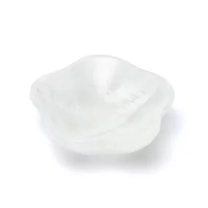 Plat en sélénite fleur