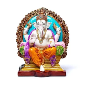 Ganesh sur trône
