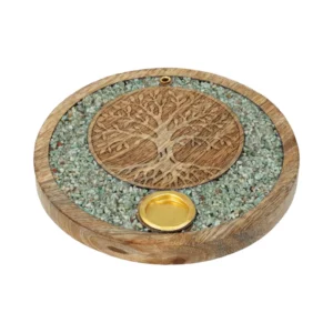 Encensoir arbre de vie en amazonite